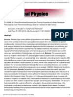 Three Dimensional Dosimetric and Thermal Properties of  TB Seed