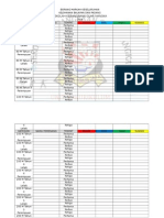 Borang Markah Sukan Tahunan