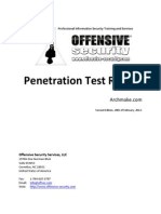 Penetration Testing Sample Report