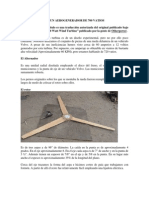 Cómo construir un Aerogenerador de 700w