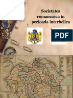 SOCIETATEA ROMANEASCA INTERBELICA