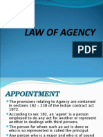 Law of Agency.