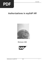 Authorizations in HR PDF