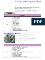 8051 Microcontroller Trainer (Mainboard & Application Board)