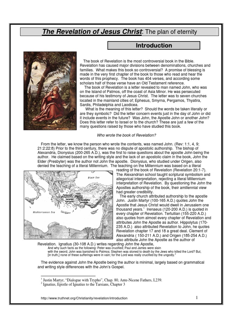 The Revelation of Jesus Christ | PDF | John The Apostle | Book Of ...