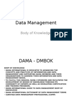 Data Management: Body of Knowledge