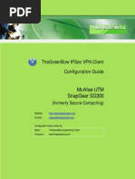 Mcafee Snapgear SG300 VPN gateway & GreenBow IPSec VPN Client Software Configuration 