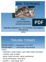 Referat Bedah Trauma Thoraks CARINA