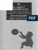 El Nino y El Significante Ricardo Rodulfo