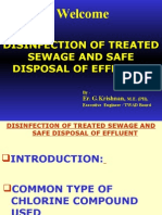 Disinfection of Treated Sewage