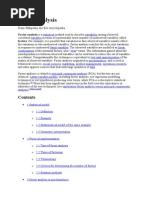 Factor Analysisd