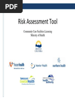 Risk Assessment Tool Manual