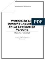 Protección Del Derecho Industrial en La Legislación Peruana4444444