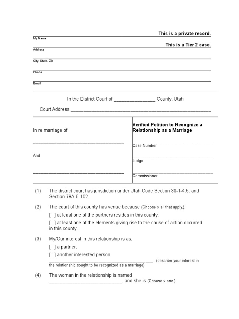 This Is A Private Record. This Is A Tier 2 Case. My Name PDF