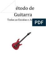 Metodo de Guitarra, Todas as Escalas e Arpegios Pt
