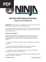 Download AICPA Released Questions AUD 2015 Moderate by Tavan Sheth SN270953543 doc pdf