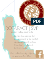 Rotaract SVP Flyer