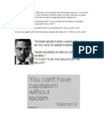Racism Activity