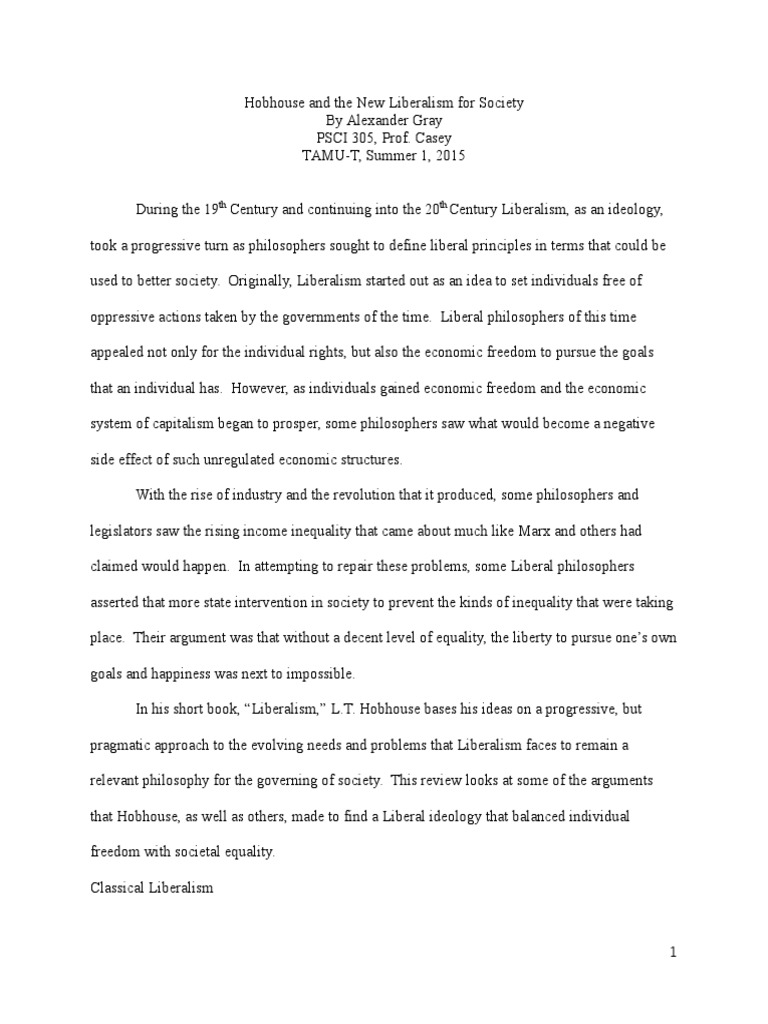Liberalism theory pdf image