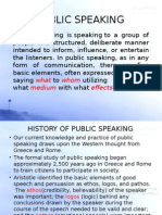 Public Speaking: Who What Whom Medium