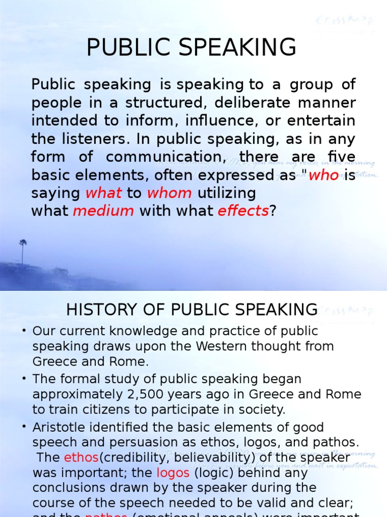 Mastering Public Speaking Skills | PDF | Career & Growth | Social Science
