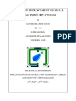 Study and Improvement of Small Scale Industry System
