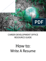 Resume Job Search Guide