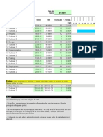 Modelo de Cronograma Gantt Chart