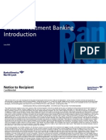 Introduction To Global Investment Banking - Merrill Lynch