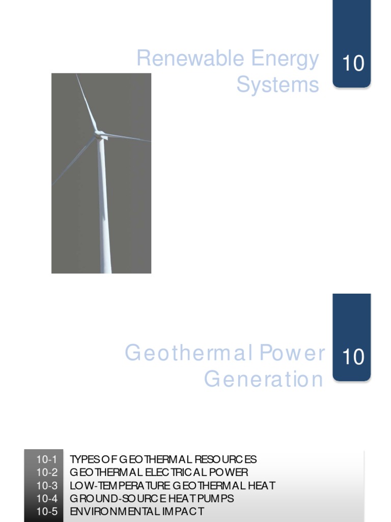 Geothermal Energy Lecture Notes PDF | PDF | Geothermal Energy | Steam