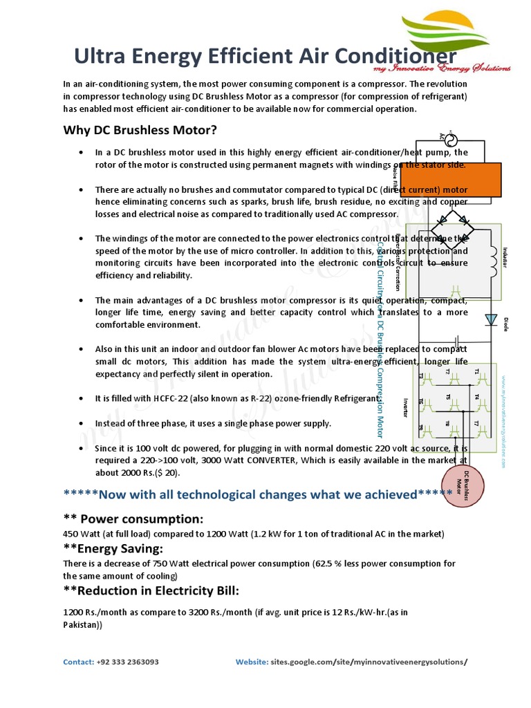 Ultra Energy Efficient Air-Conditioner | PDF | Air Conditioning ...