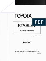 Toyota Starlet KP6 - Series Body Style Wiring Diagrams