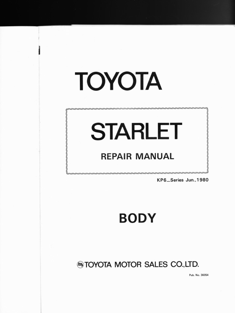 1981 Toyota Starlet Wiring Diagram PDF Air Conditioning