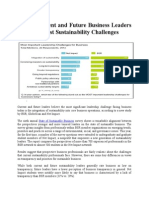 Study: Current and Future Business Leaders Agree On Most Sustainability Challenges