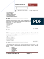 Pregunta ECONOMIA Examen Admision UNMSM Por Años