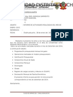 Informe of - Logistica