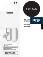 FU-P60S: Air Purifier Operation Manual