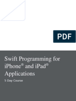 Swift Programming For Iphone and Ipad Applications Outline