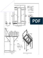 Estructura de soporte para túnel con detalles de soldadura, anclaje y dimensionado