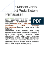 Macam Macam Jenis Penyakit Pada Sistem Pernapasan