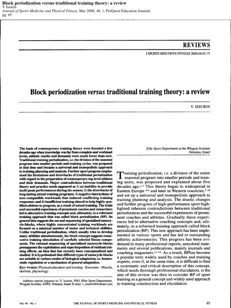 block-periodization