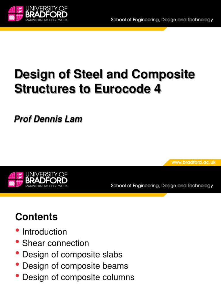 Eurocode 4: Steel and Composite Design | PDF