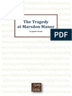 The Tragedy at Marsdon Manor by Agatha Christie