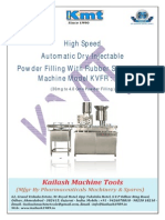 Automatic Dry Powder Filling Machine