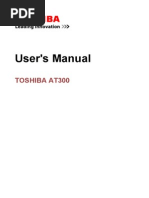 User's Manual: Toshiba At300