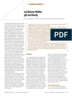 Percentage of Gestational Diabetes Mellitus Attributable To Overweight and Obesity