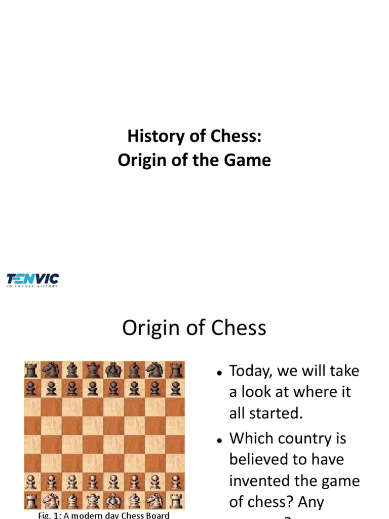 History of Chess Competitive Games Chess