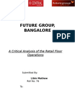 Future Group, Bangalore: A Critical Analysis of The Retail Floor Operations