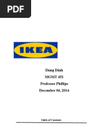 IKEA Organisational Analysis_Startegic HR Document