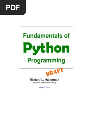 Python Book | PDF | Programming Language | Compiler